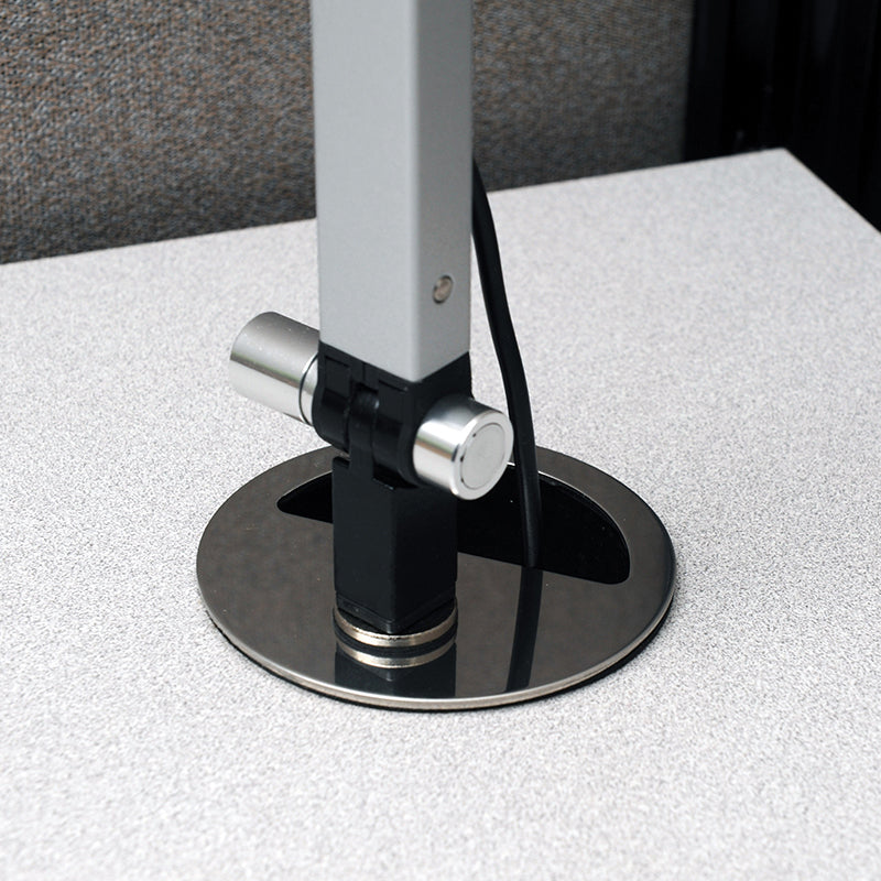 3ZLink Task Lite Grommet Mount with Wire Management - Organize Cables for Home Office & Workspace Desks