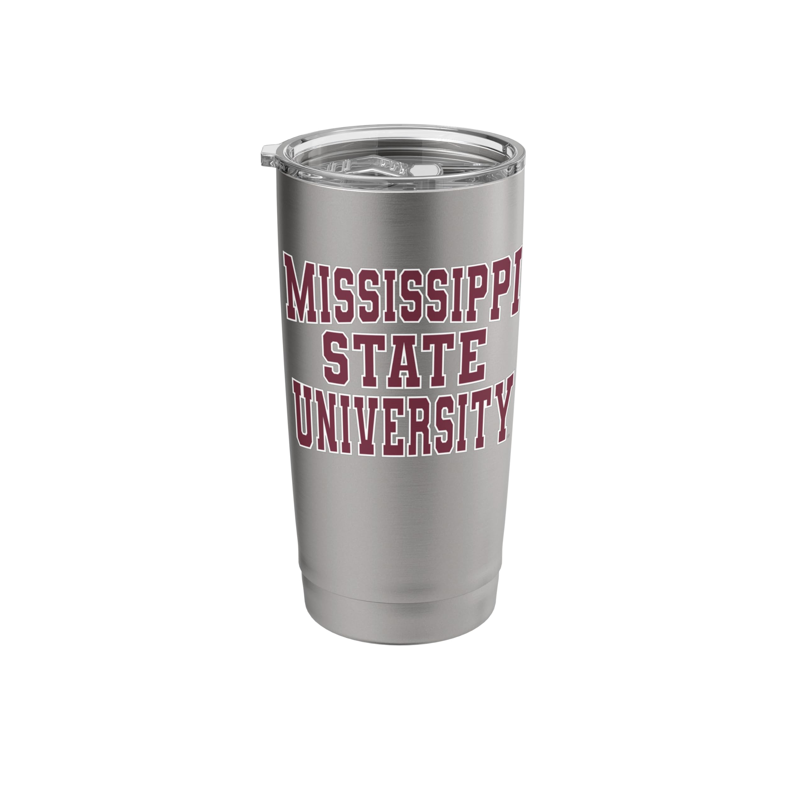 Mississippi State University Bulldogs Stainless Steel Insulated Tumbler 20oz - Double Wall Vacuum Insulated Cup for Hot & Cold Drinks - Perfect for Game Day, Office, Gym, and Outdoor Activities