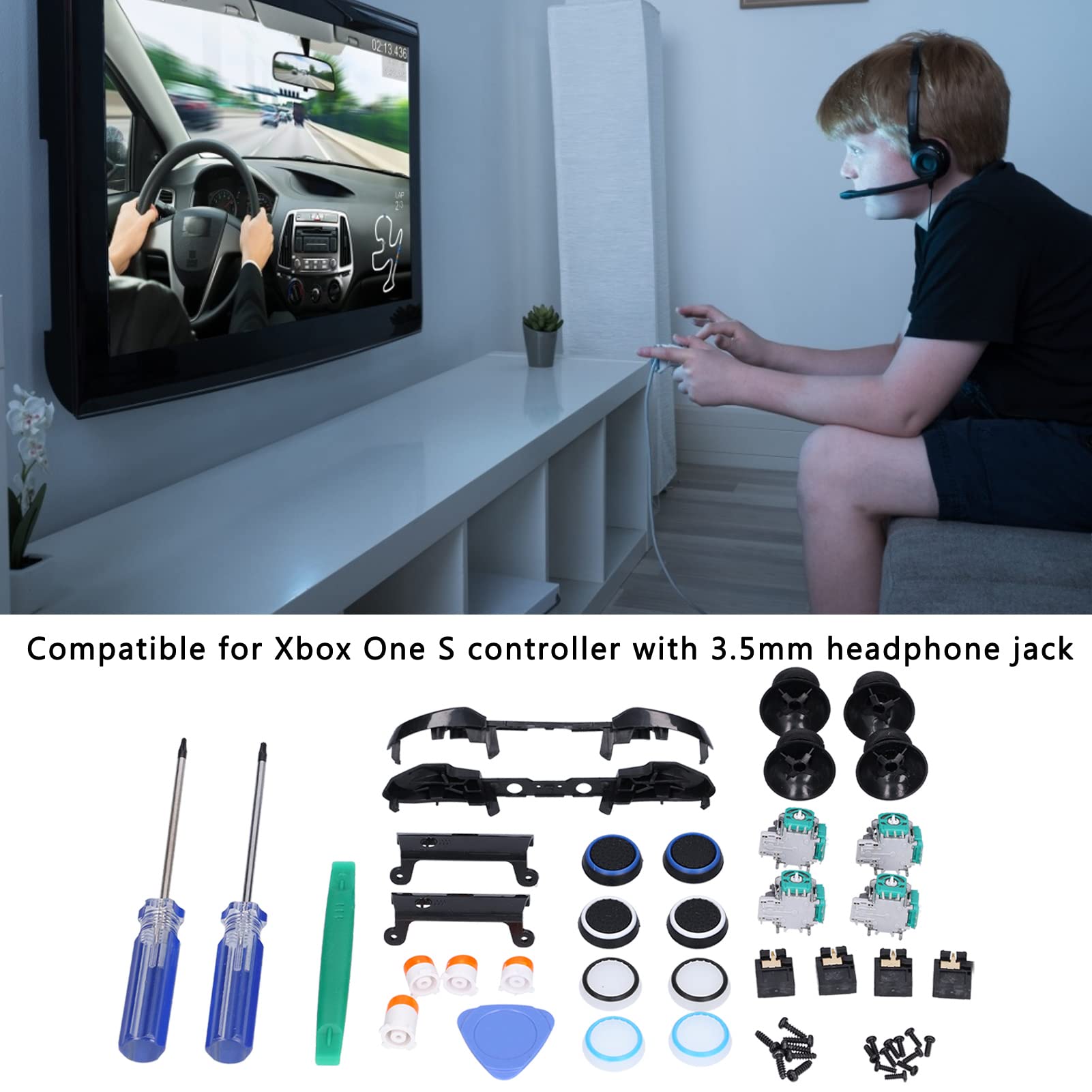 Xbox One Controller Repair Kit - ABXY Button Module & Game Controller Parts for DIY Fixes | Perfect for Gaming Enthusiasts & Home Repairs