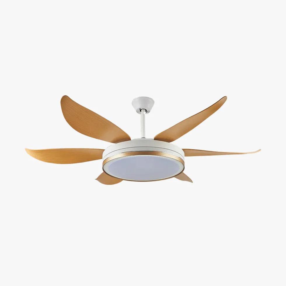 3-Color Dimmable LED Ceiling Fan with Light Kit - Perfect for Bedroom, Living Room, and Home Office Lighting
