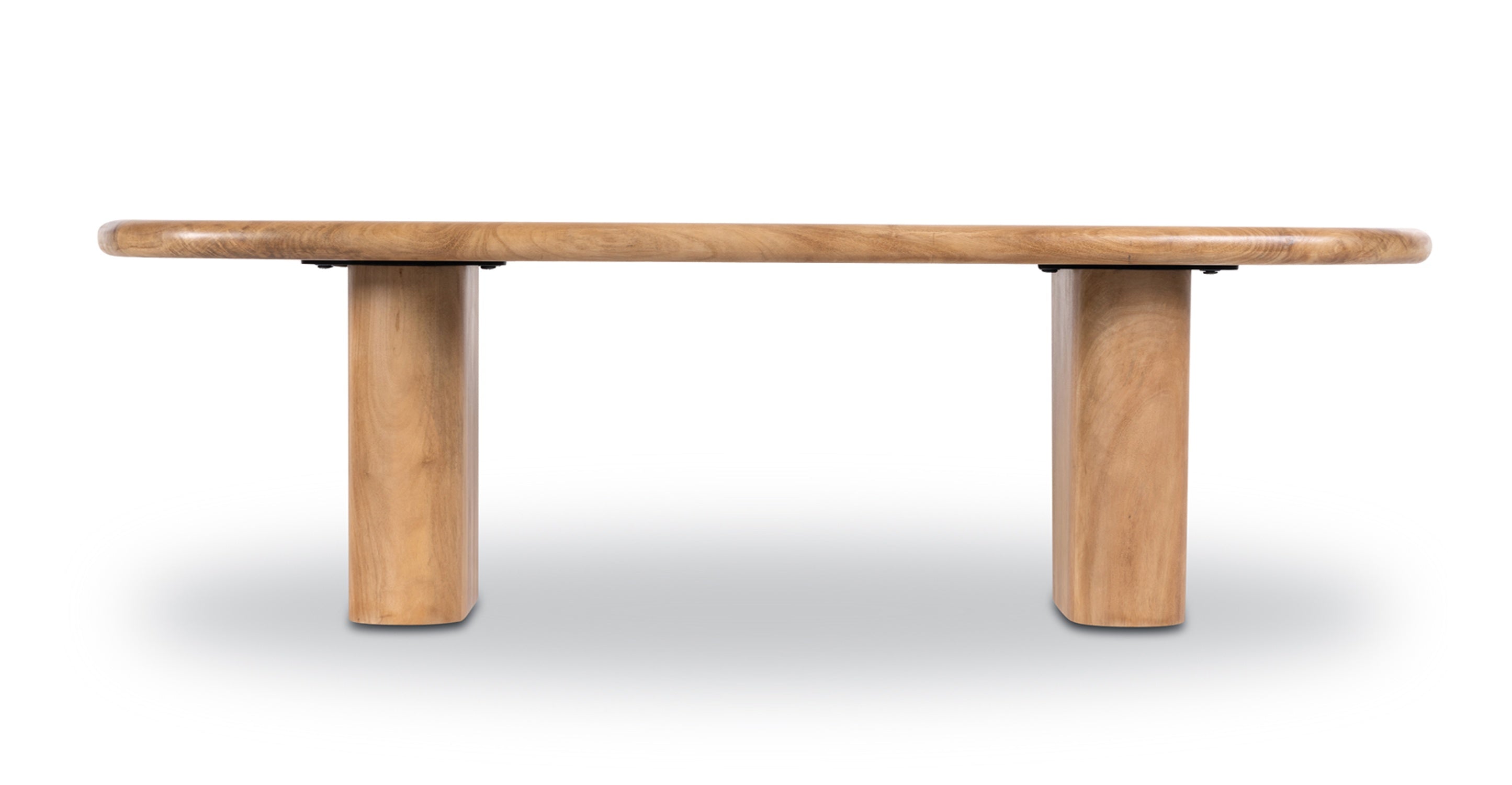 Modern Round Coffee Table - Solid Wood Living Room Furniture for Home Decor | Perfect for Small Spaces, Apartments & Cozy Living Rooms
