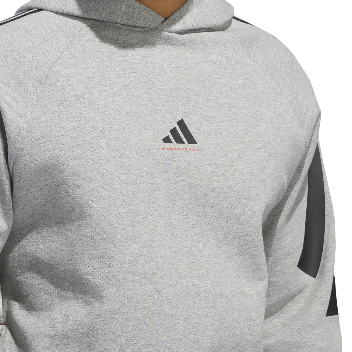 Basketball Spacer Hoodie - Medium Grey Heather | Comfortable & Stylish Men's Pullover for Casual Wear & Sports