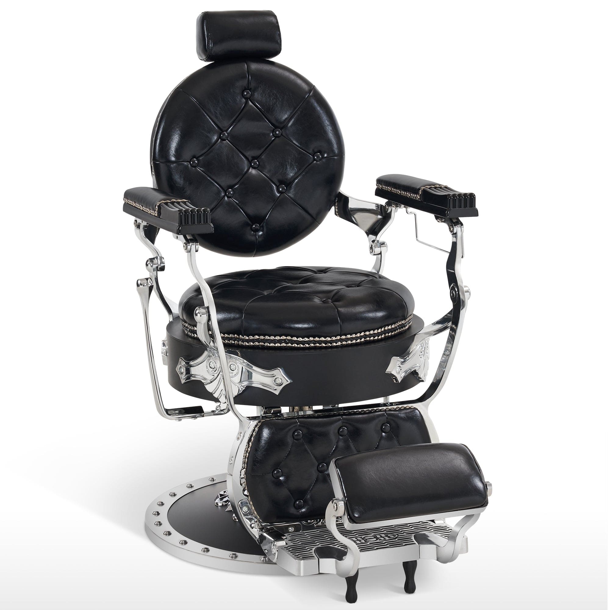 REGAL Classic Barber Chair – Professional Salon & Home Barbering Styling Chair for Haircuts & Shaving – Perfect for Barbershops, Salons & Home Grooming