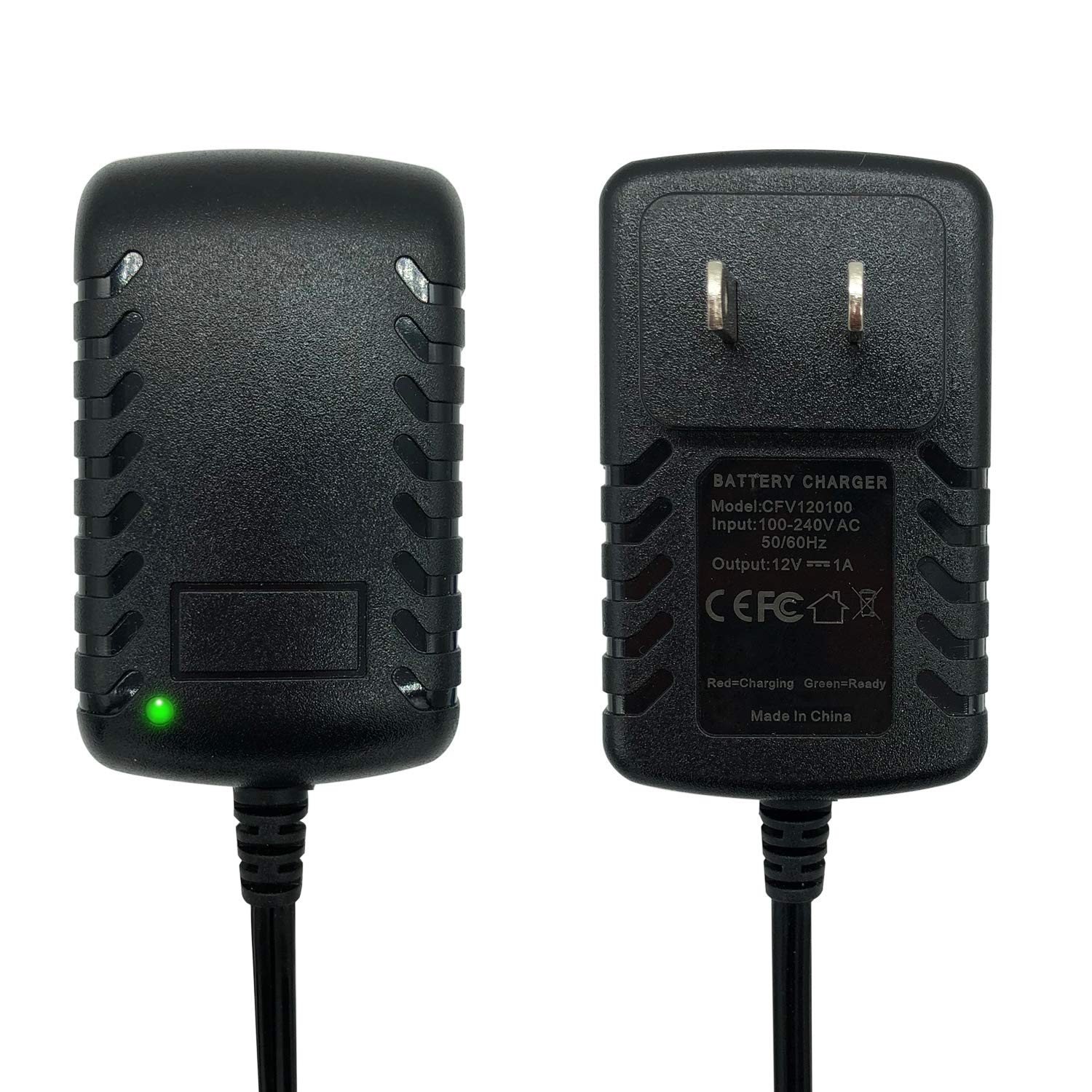 12V Battery Charger for Peg Perego & John Deere - 12 Volt Replacement Charger for Peg-Perego Ground Force Tractor, Gator XUV, Polaris Outlaw, RZR 900 - Perfect for Kids Ride-On Toys & Outdoor Power Vehicles