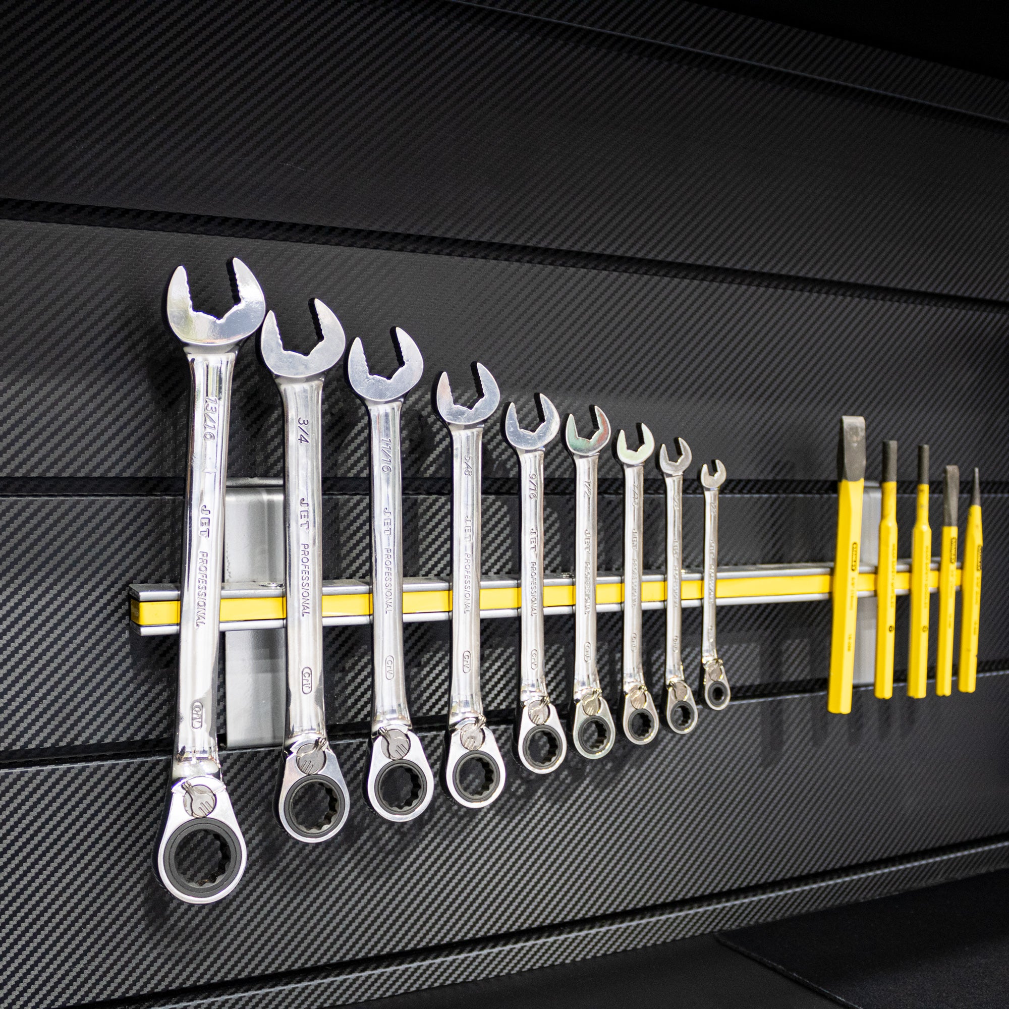 4 ft x 8 ft Black Carbon Fiber PVC Slatwall Panel - 4 Pack (128 sq ft) - Retail Display Shelving for Stores, Garages & Home Organization