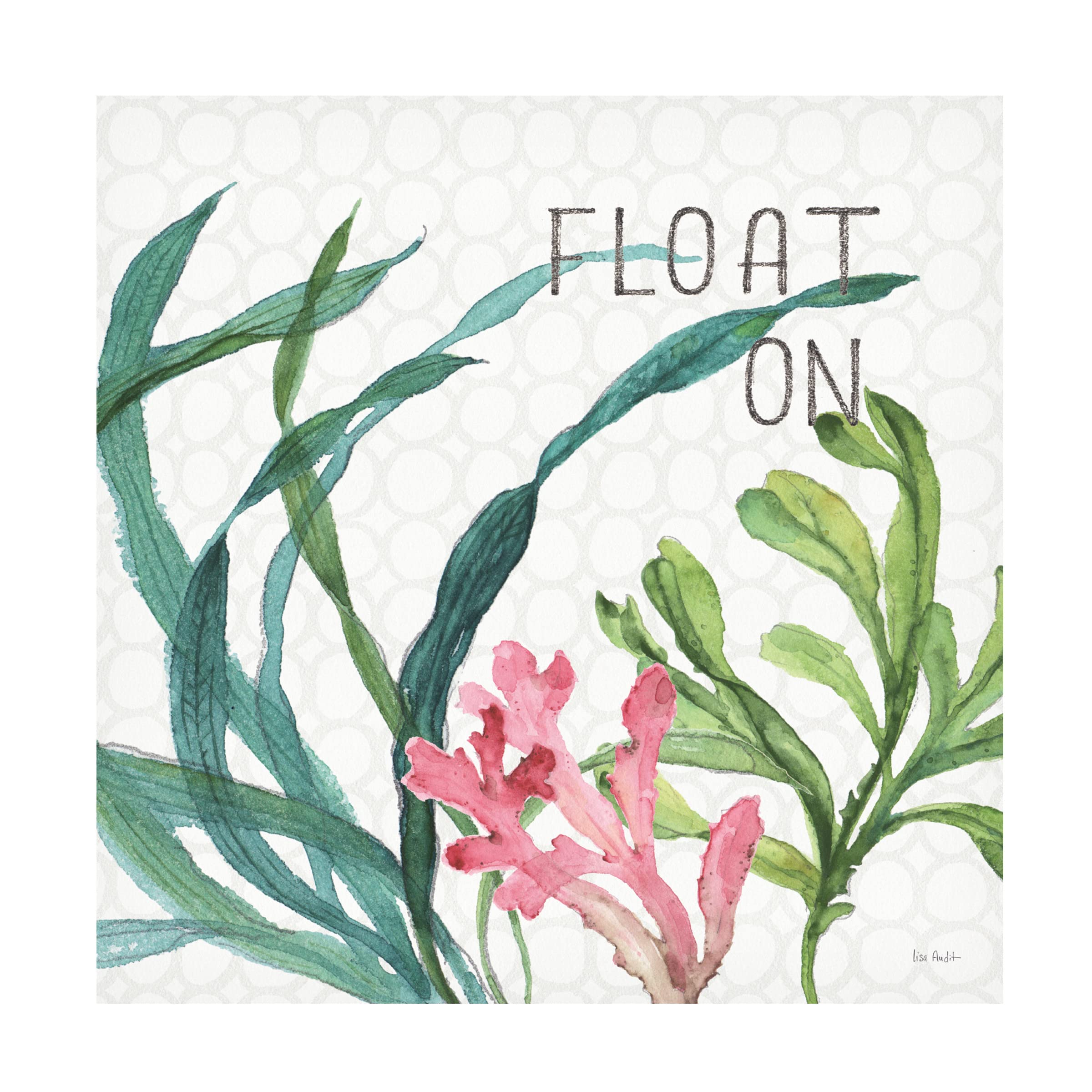 Lisa Audit 'Mixed Greens LXVIII' Canvas Wall Art Print - Modern Botanical Home Decor for Living Room, Bedroom & Office