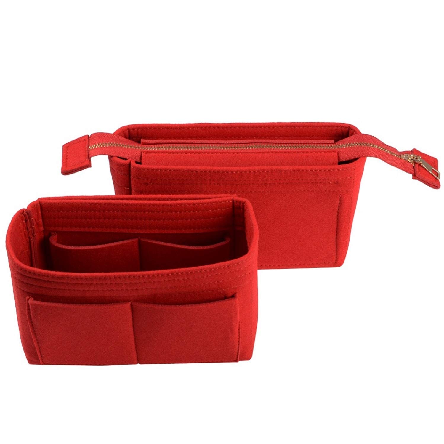 ZTUJO Purse Organizer Insert for LV NeoNoe Noé Series - 2 Pack Set | Handbag Organizer with Multiple Pockets | Perfect for Travel, Work & Everyday Use