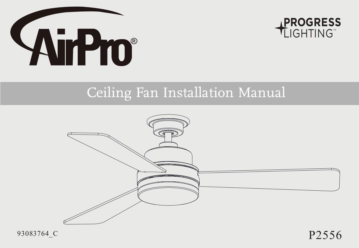 Progress Lighting P2556-0930K Trevina II Ceiling Fan with Light Kit - 52 Inch Brushed Nickel Finish, 15.75