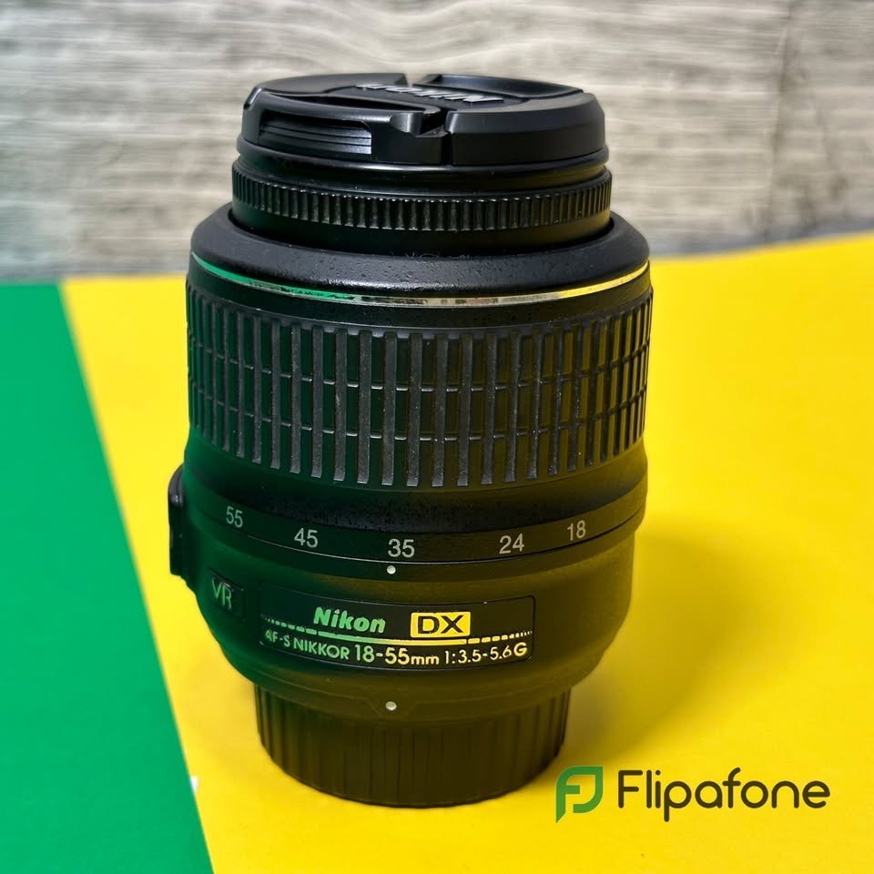 Nikon AF-P DX NIKKOR 18-55mm f/3.5-5.6G VR Lens for Nikon F Mount DSLR Cameras - Perfect for Travel, Portrait & Everyday Photography