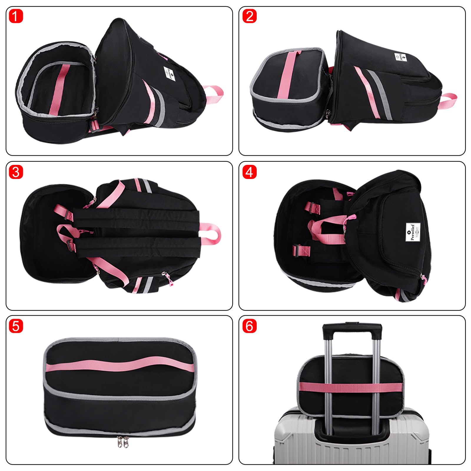 **Foldable Waterproof Gym Backpack for Women - Sports Backpack with Shoe Compartment & Wet Pocket, Travel Laptop Backpack for Fitness, Yoga, Swimming & Outdoor Activities**    *(Perfect for Gym, Travel, Work & Daily Commute - Lightweight & Durable Design!)*