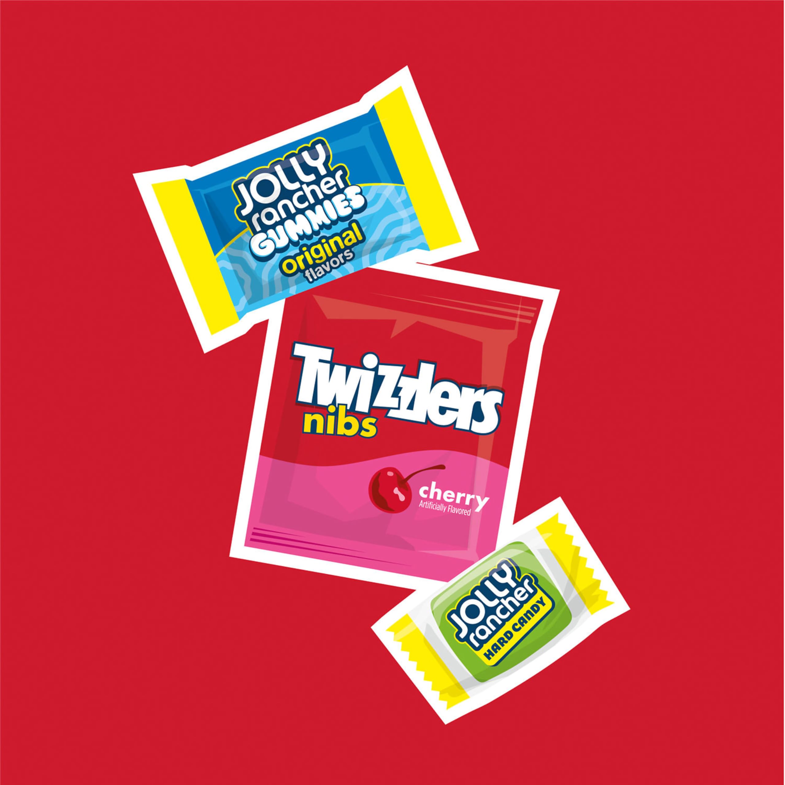 JOLLY RANCHER & TWIZZLERS Assorted Fruit Flavored Candy Party Pack - 43.03 oz Bulk Bag | Perfect for Halloween, Birthday Parties, Movie Nights & Office Treats