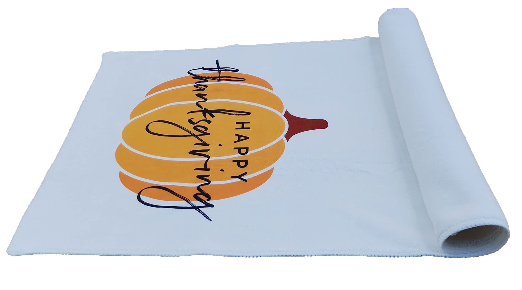 Premium Soft Pumpkin Hand Towels for Thanksgiving & Fall Decor - 13.6