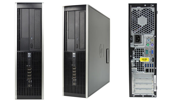 HP Compaq 6305 Pro Business Desktop Computer - AMD 3.4GHz Processor, 4GB DDR3 RAM, 250GB HDD, Windows 10 Pro 64-bit - Ideal for Office Work, Home Computing & Small Business Use