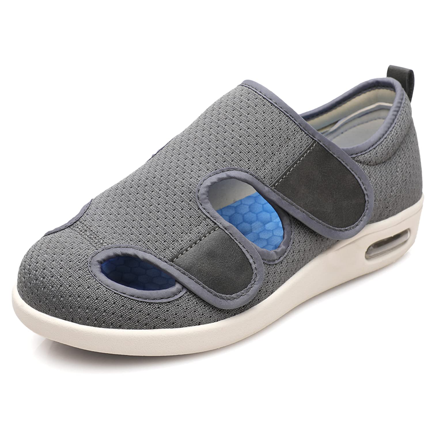 JBTNBX Women's Diabetic Walking Shoes - Extra Wide Width Adjustable Sneakers for Swollen Feet & Edema Relief | Comfortable Footwear for Elderly & Diabetic Patients | Perfect for Daily Walking, Nursing & Recovery
