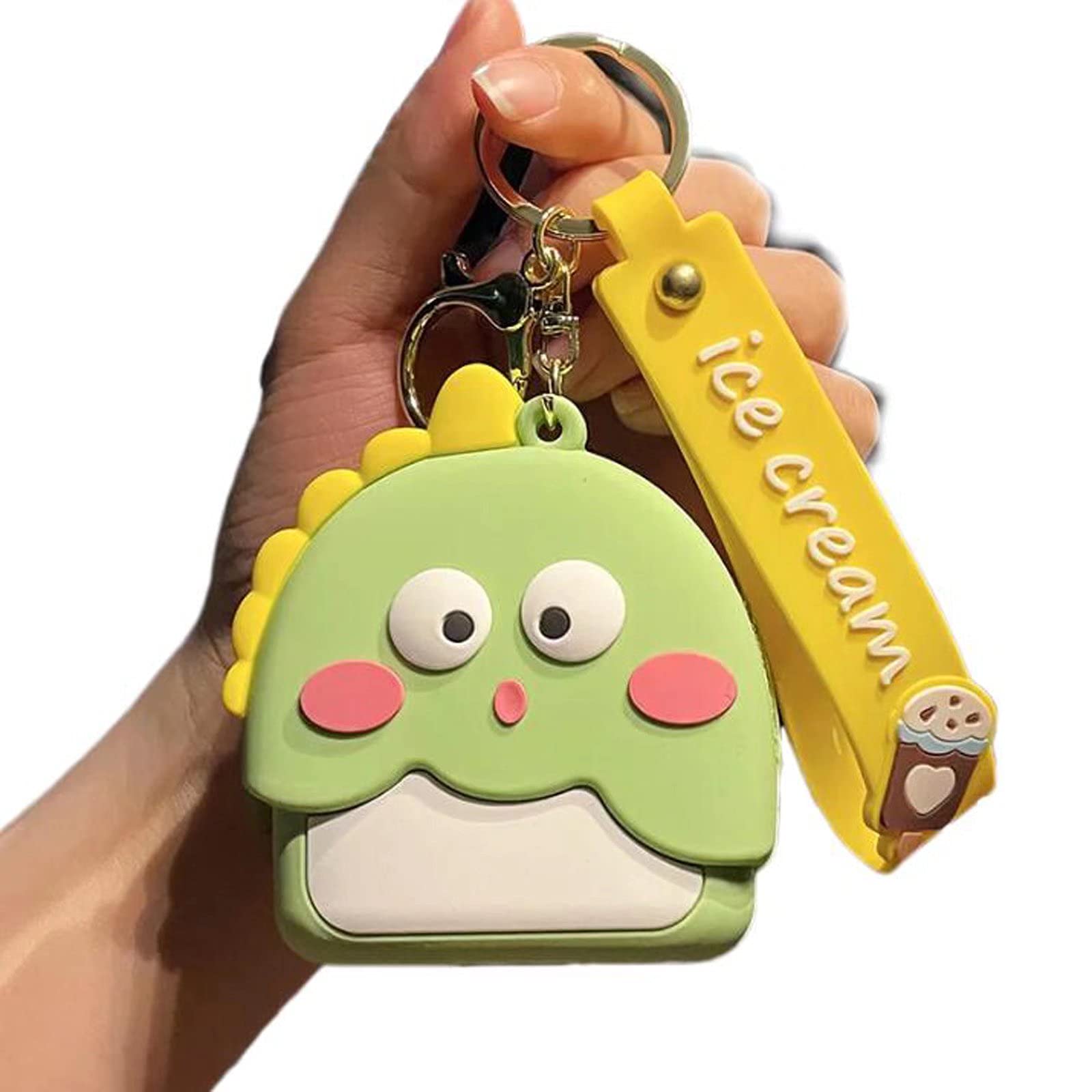 Cute Little Yellow Duck Silicone Keychain - Cartoon Chicken Coin Purse Pendant for Students, School Bags & Gifts | Perfect for Key Rings, Wallets & Backpack Accessories