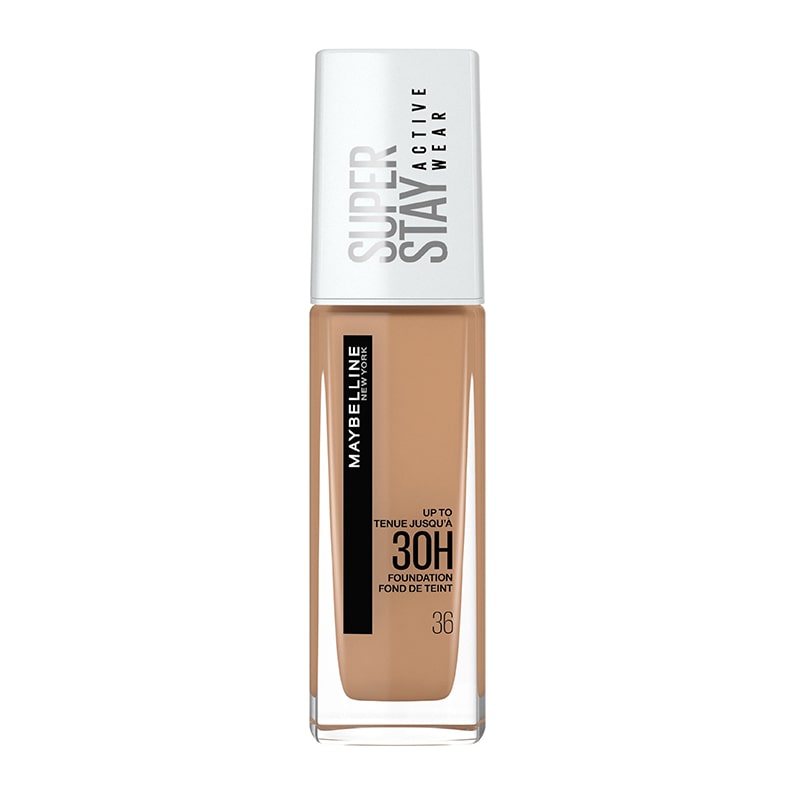 Maybelline Superstay Active Wear 30 Hour Full Coverage Long-Lasting Liquid Foundation - Oil-Free, Transfer-Proof, Sweat-Resistant for All-Day Wear at Work, Gym & Outdoor Activities