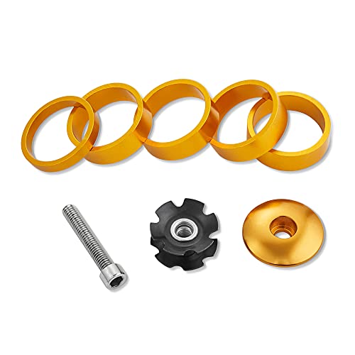 Yellow--Part 1(Spacer)+Part 2(Cap&Nut&Bolt)