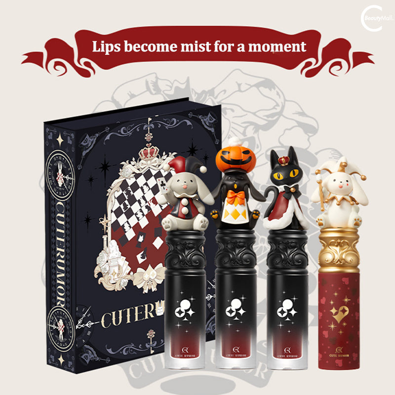 Limited Edition Cute Rumor Wonderland Circus Lip Gloss - Hydrating & Shiny Lip Glaze for Parties, Cosplay & Everyday Wear