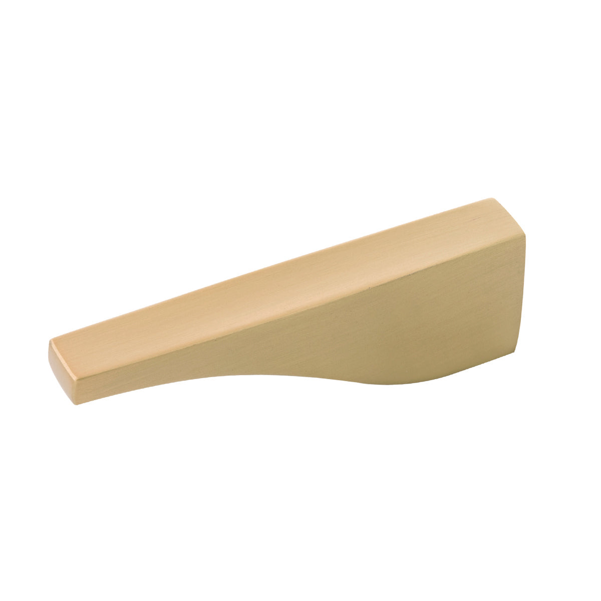 3 Inch x 1/2 Inch Brushed Golden Brass Channel Knob - Cabinet & Drawer Pull Hardware for Kitchen, Bathroom & Furniture Upgrade