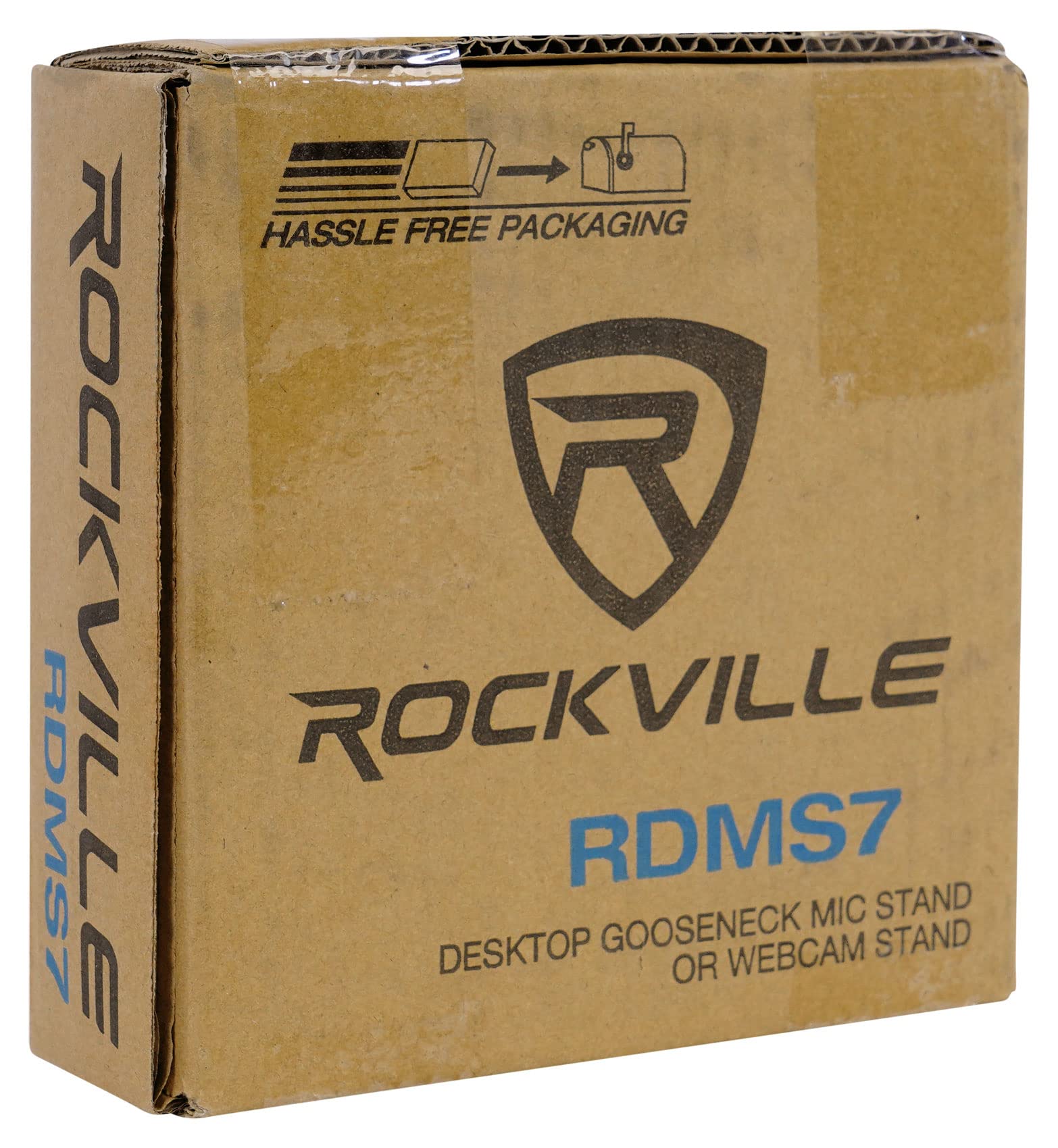 Rockville Professional Gaming & Streaming Microphone Stand with Adjustable Gooseneck, Weighted Base & Shock Mount - Perfect for Twitch, YouTube & Podcasting Setup
