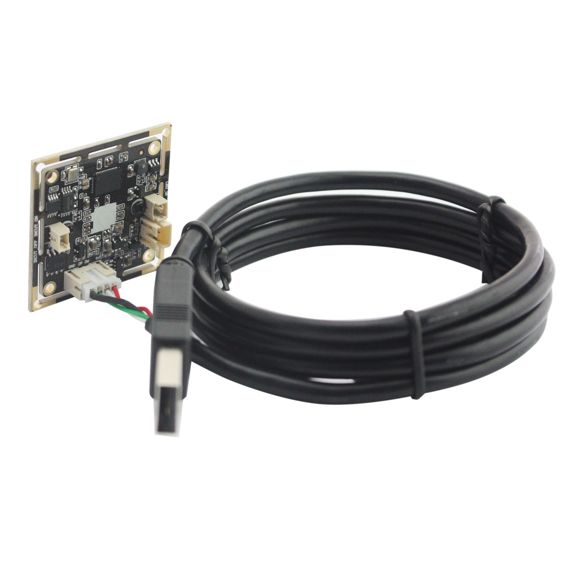 ELP 2.1mm Lens Wide Angle 1080P USB Webcam with Microphone - UVC USB 2.0 Security Camera for PC/Laptop, 2MP CMOS AR0330 Sensor, Ideal for Video Conferencing, Online Classes & Home Security Monitoring