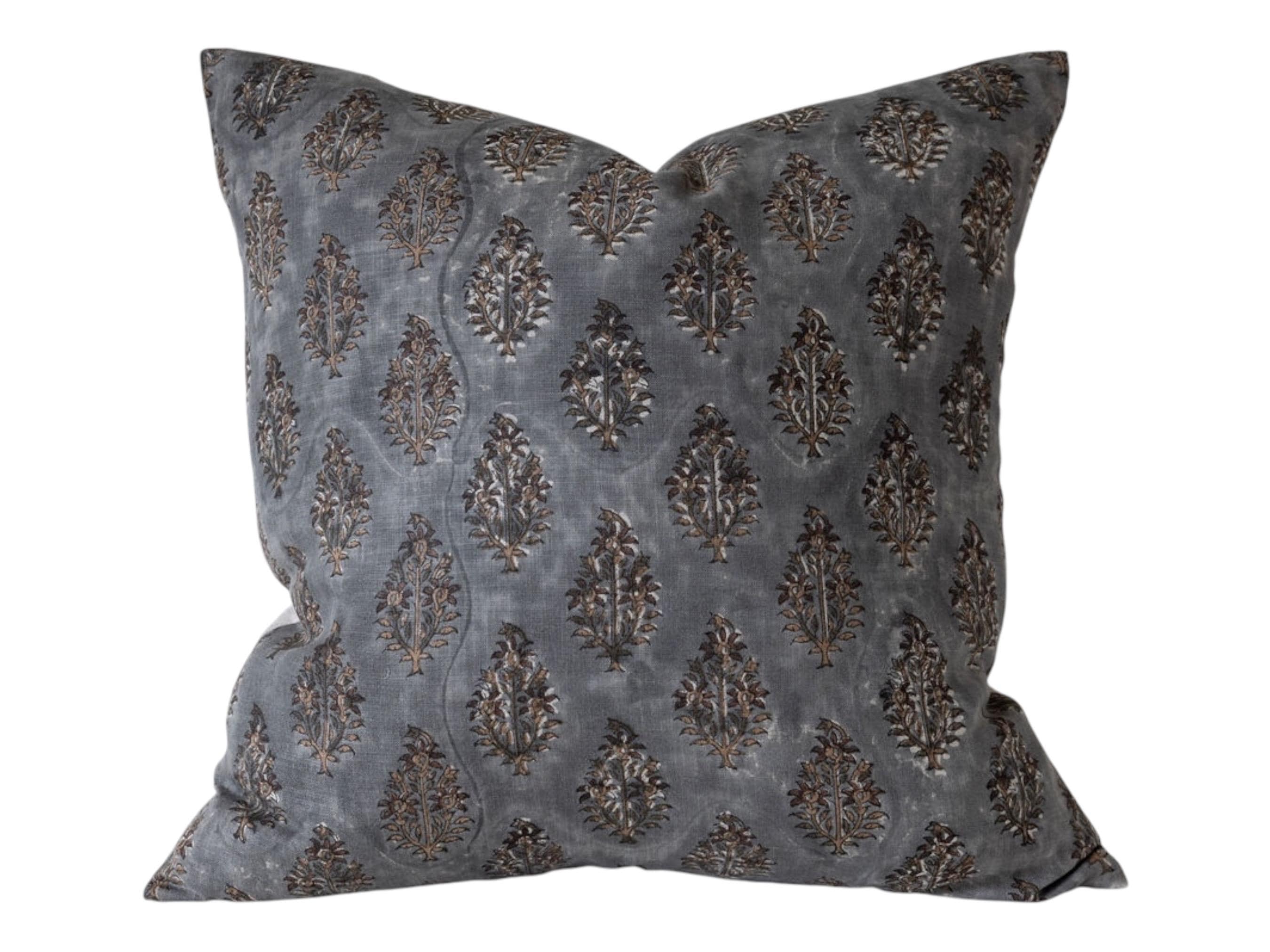 Premium Linen & Cotton Pillow Cover Set - Soft & Breathable Cushion Case for Sofa, Bed, or Home Decor - Collection #8