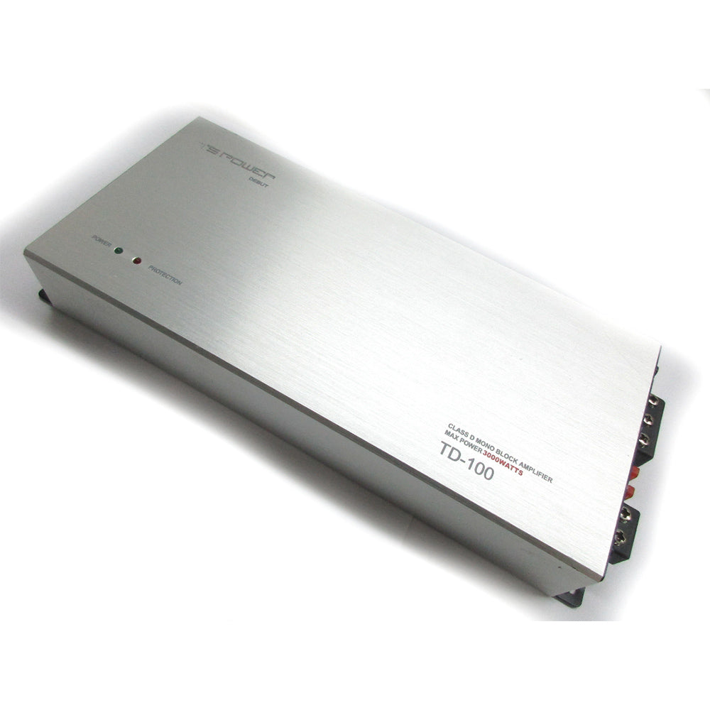 NESA TD 100 3000W Monoblock Car Audio Amplifier - High Power Bass Boost for Subwoofers | Perfect for Car Audio Systems & Home Theater Setups