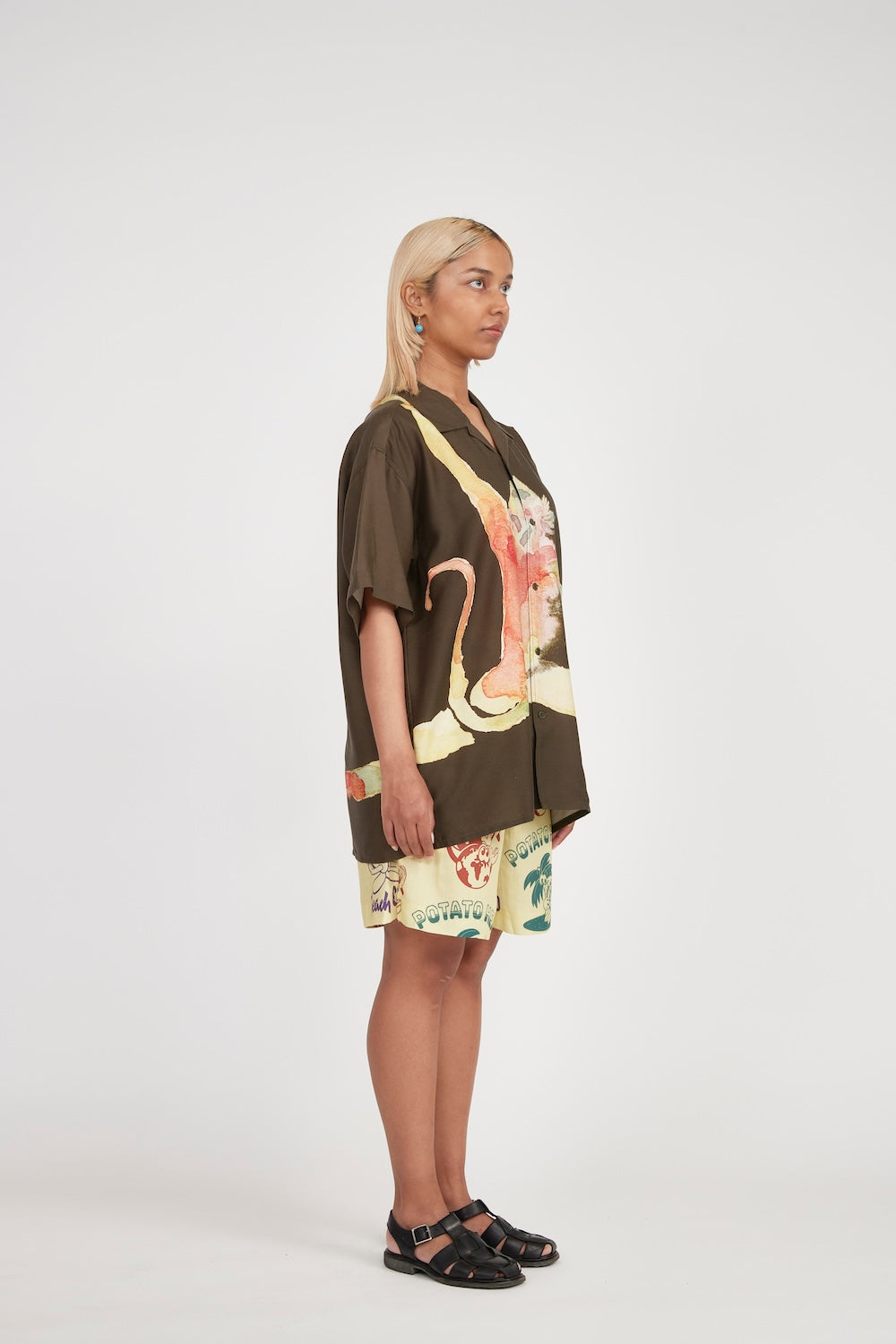 Bali's Monkey Print Short Sleeve T-Shirt for Men & Women | Tropical Vacation Shirt | Beach Party & Summer Outfit Essential