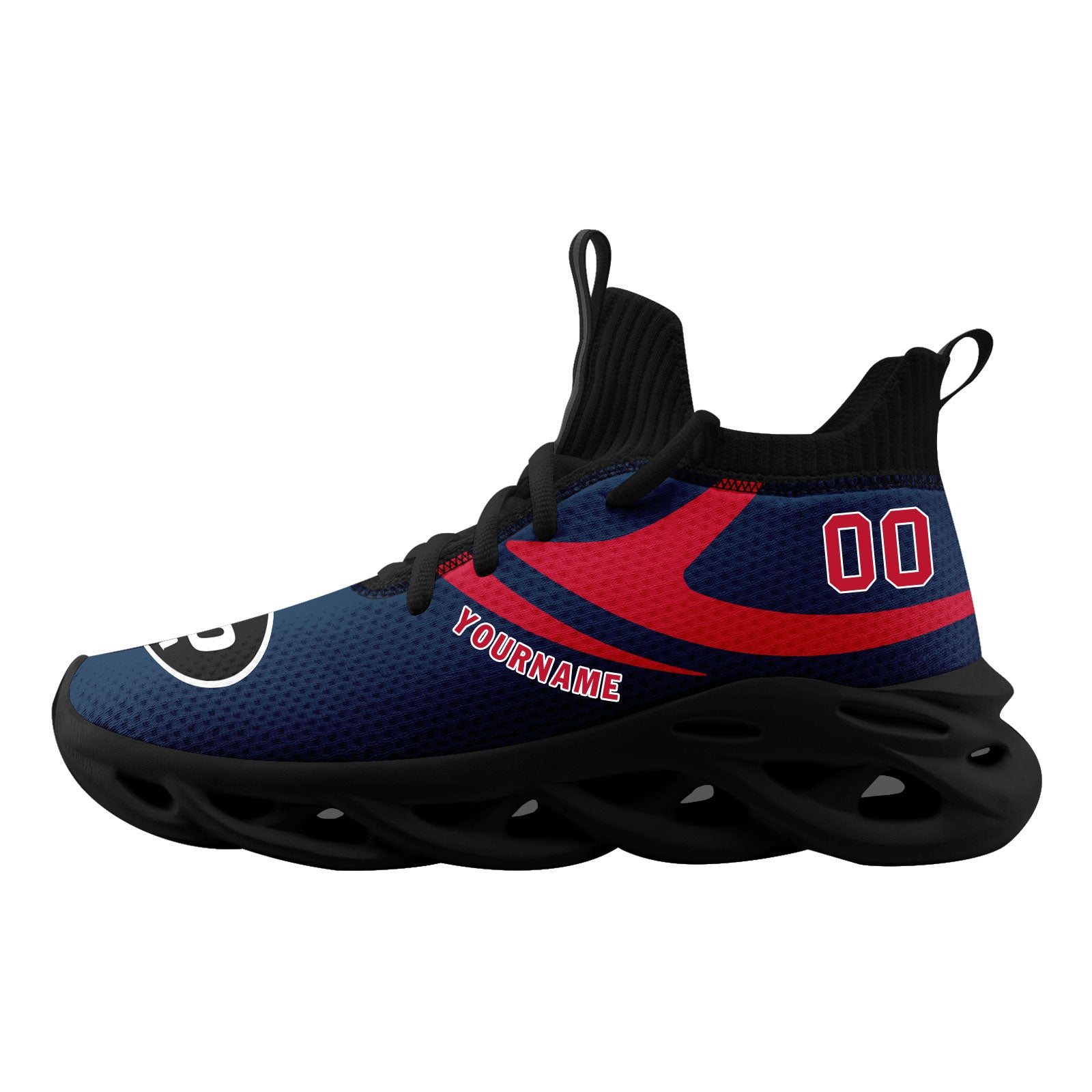 Custom New England Patriots Football Jersey & Sports Shoes Combo - Personalized NFL Fan Gear for Men & Women - Perfect for Game Day, Tailgating & Sports Events
