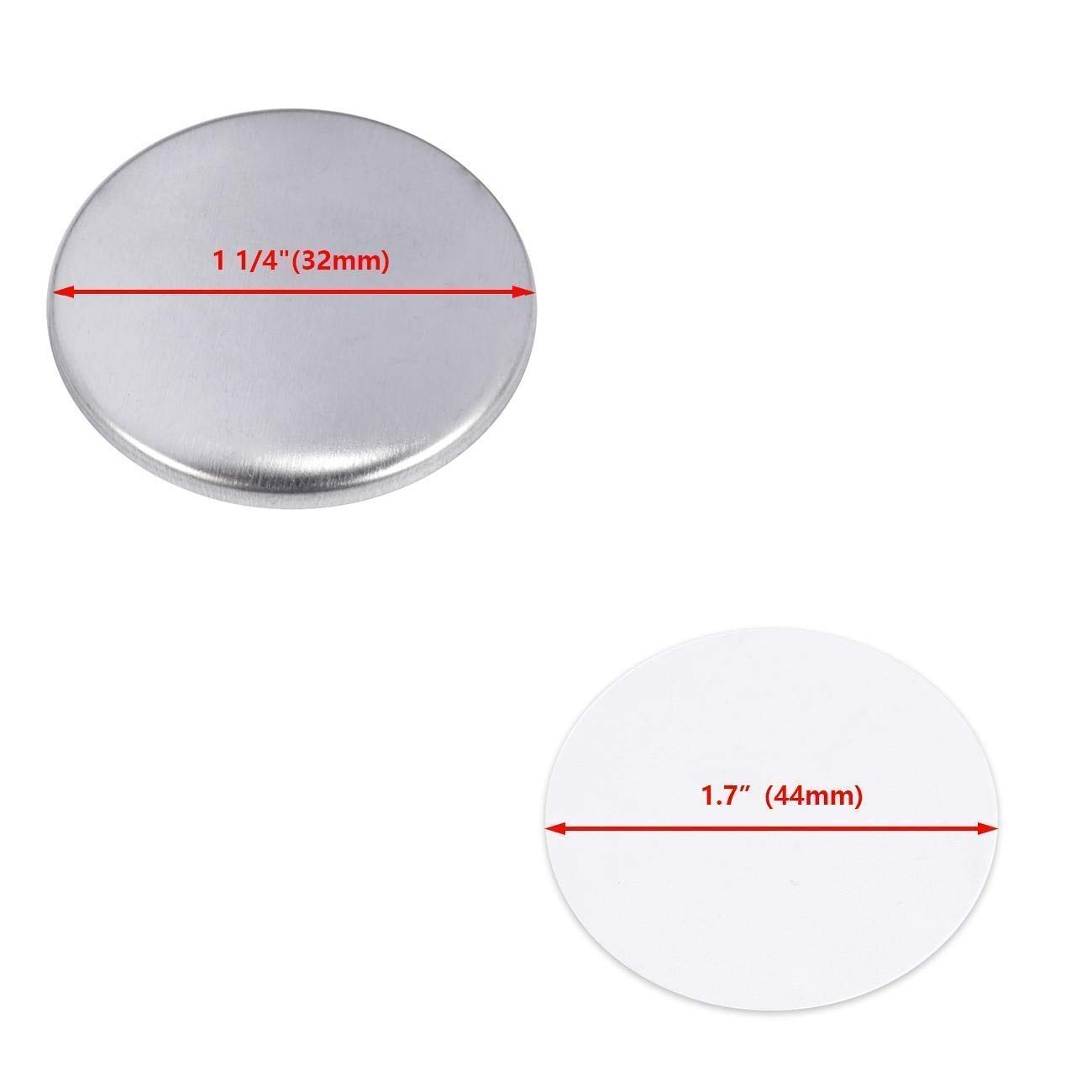 BEAMNOVA 32mm (1-1/4 inch) Button Badge Maker Machine Kit with 1500 Button Parts & Circle Cutter - DIY Custom Pin Badges for Events, School Projects, Fundraisers & Promotional Gifts