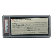 Authentic Maurice Richard Signed Montreal Canadiens Hockey Memorabilia - PSA/DNA Certified Bank Check #634 - Perfect for Sports Collectors & Hockey Fans Display