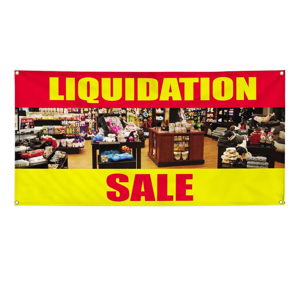 Vinyl Banner 60x144 Inches - Weatherproof Outdoor Advertising Sign with 10 Grommets for Business, Yard & Industrial Use | Multiple Sizes Available | Perfect for Events, Sales & Promotions
