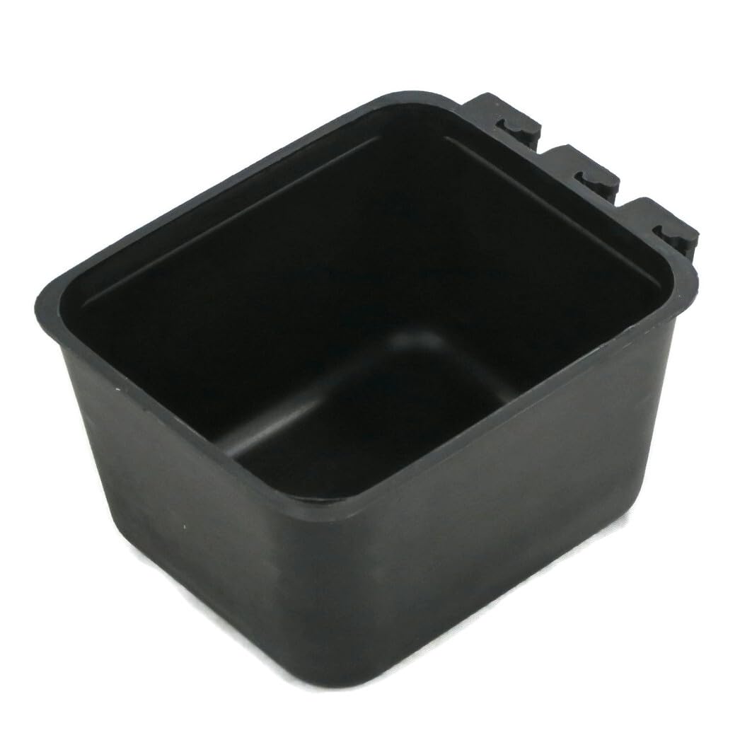 24-Pack Black Cage Cups for Chickens, Dogs, Pheasants & Rabbits - Durable Feed & Water Dishes for Poultry and Small Pets - Perfect for Coops, Kennels and Outdoor Use