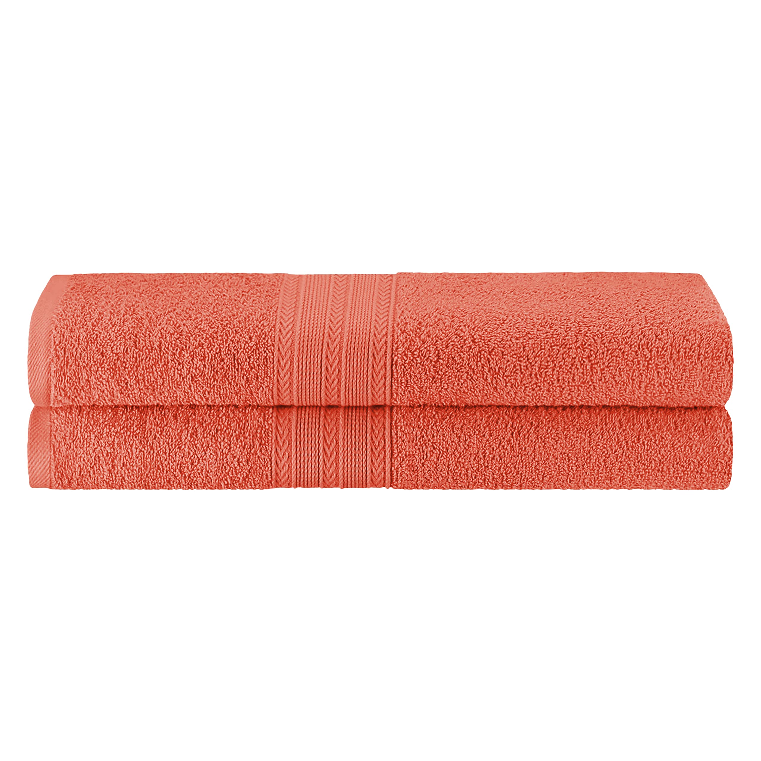 Premium Eco-Friendly Cotton 2-Piece Bath Towel Set - Ultra Soft Oversized Bath Sheets for Adults & Kids - Quick Dry Shower & Bath Towels - Spa, Resort & Home Essentials - Perfect for Bathrooms, Beach & Gym Use
