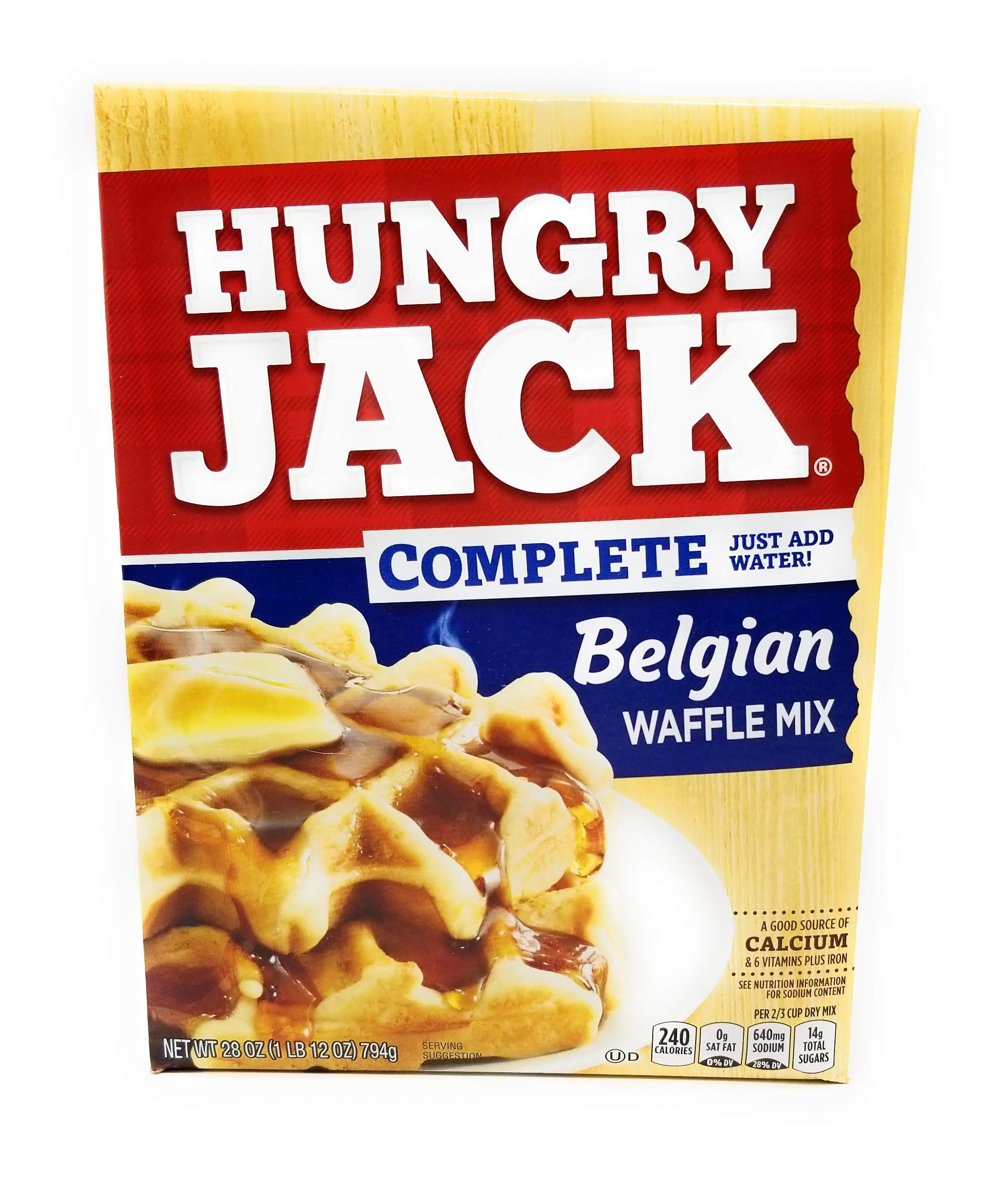 Hungry Jack Complete Belgian Waffle Mix - 2 Pack | Easy Breakfast & Dessert Waffle Maker Mix | Perfect for Family Brunch, Weekend Treats & Holiday Gatherings