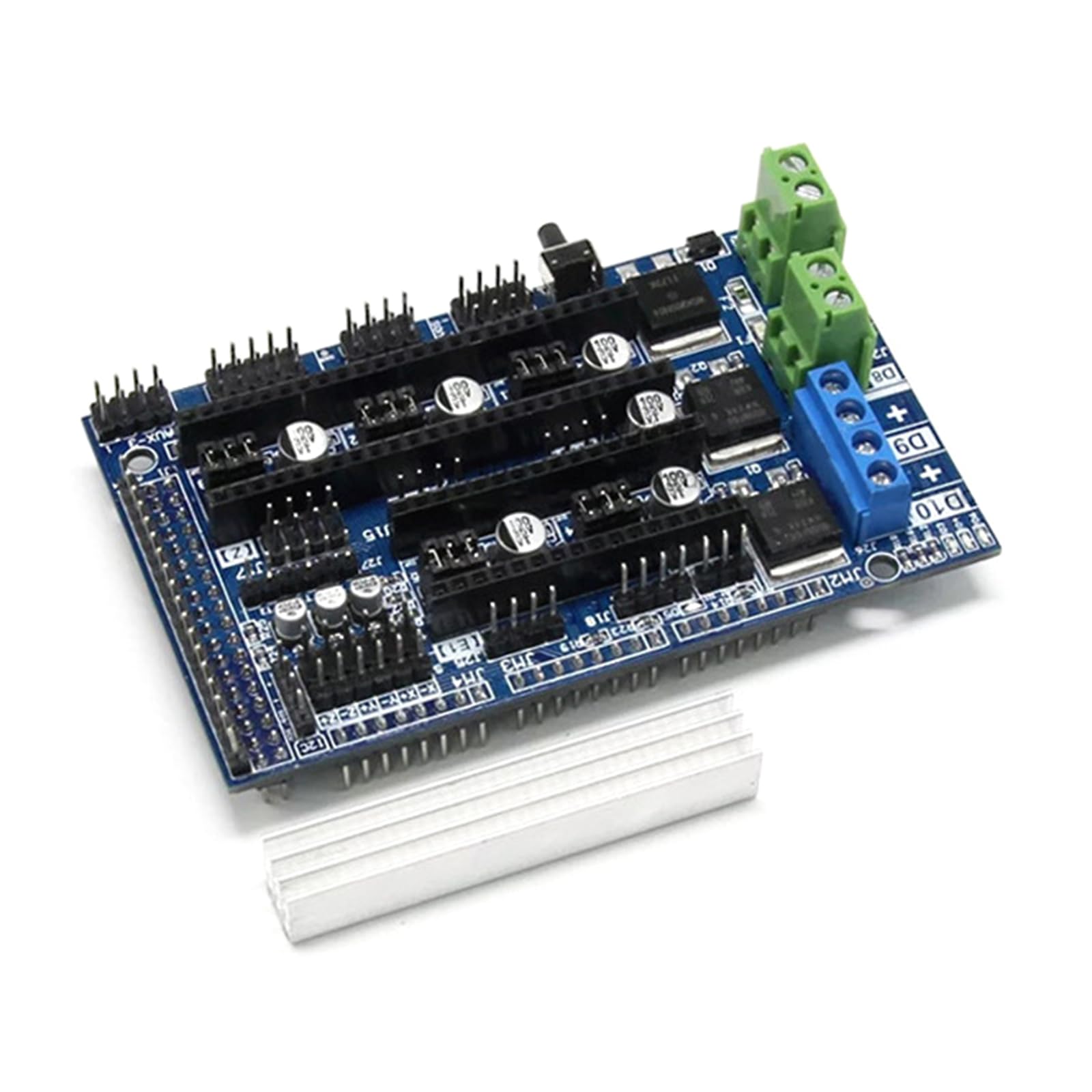 RAMPS 1.4/1.5/1.6 Compatible 3D Printer Control Board - High Performance Controller for RepRap, Anet, Creality 3D Printers - Perfect for DIY 3D Printing Projects and Repairs