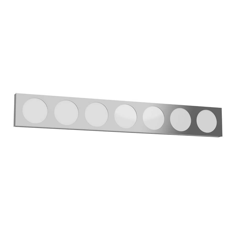 Kuzco Lighting VL60536-CH Laurel Vanity LED Light Fixture in Chrome Finish - Perfect for Bathroom Vanity, Dressing Room & Makeup Area Lighting