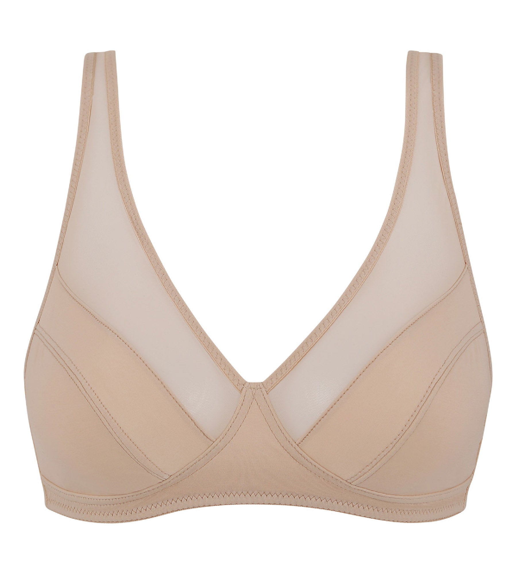 Wire-Free Full Coverage Comfort Bra - New Skin Seamless Support for Generous Bust - Perfect for Everyday Wear, Yoga & Lounge