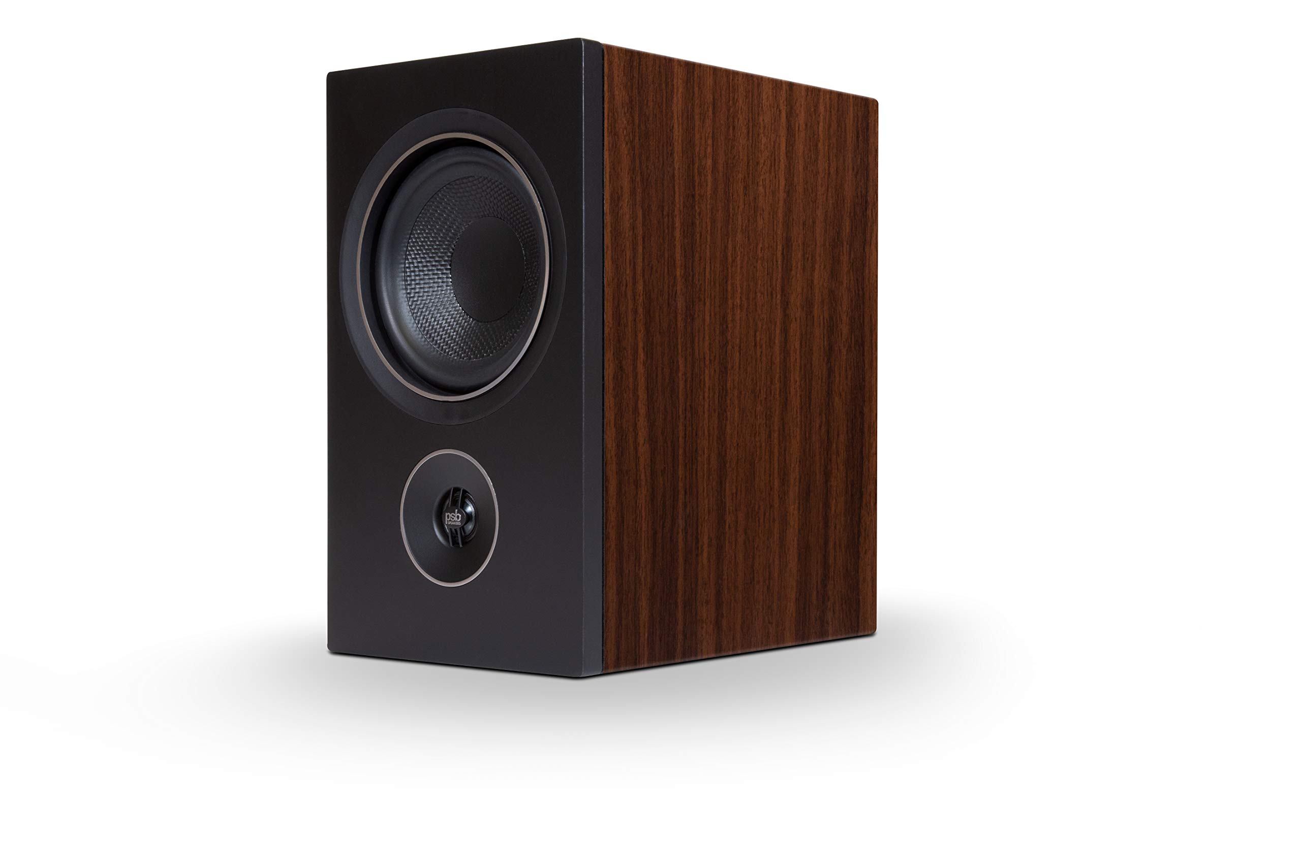 PSB Alpha P5 Walnut Passive Bookshelf Speakers - High-Fidelity Audio for Home Theater & Music Listening
