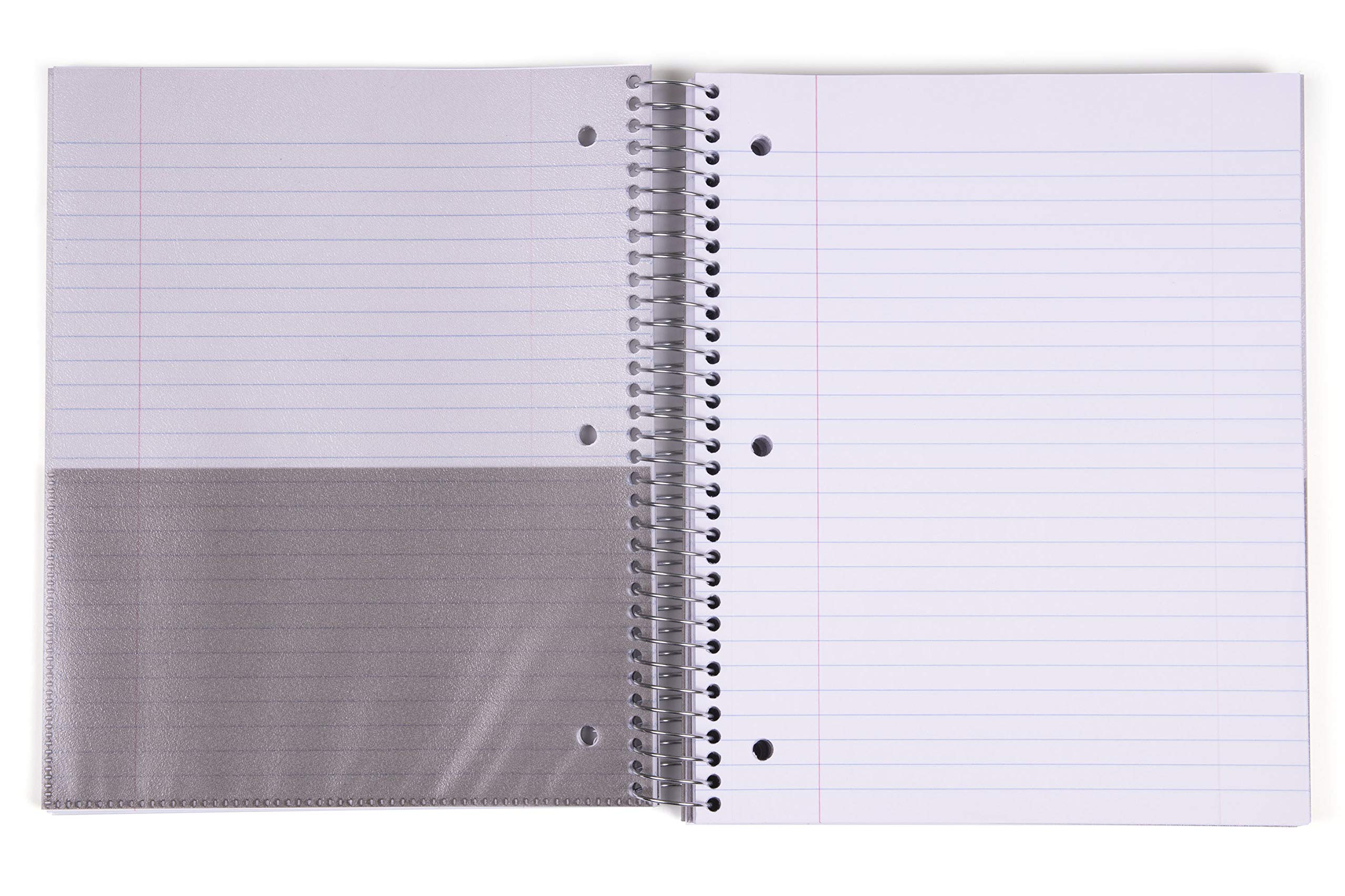 Durable 5-Subject Spiral Notebook - College Ruled for Office & School Use