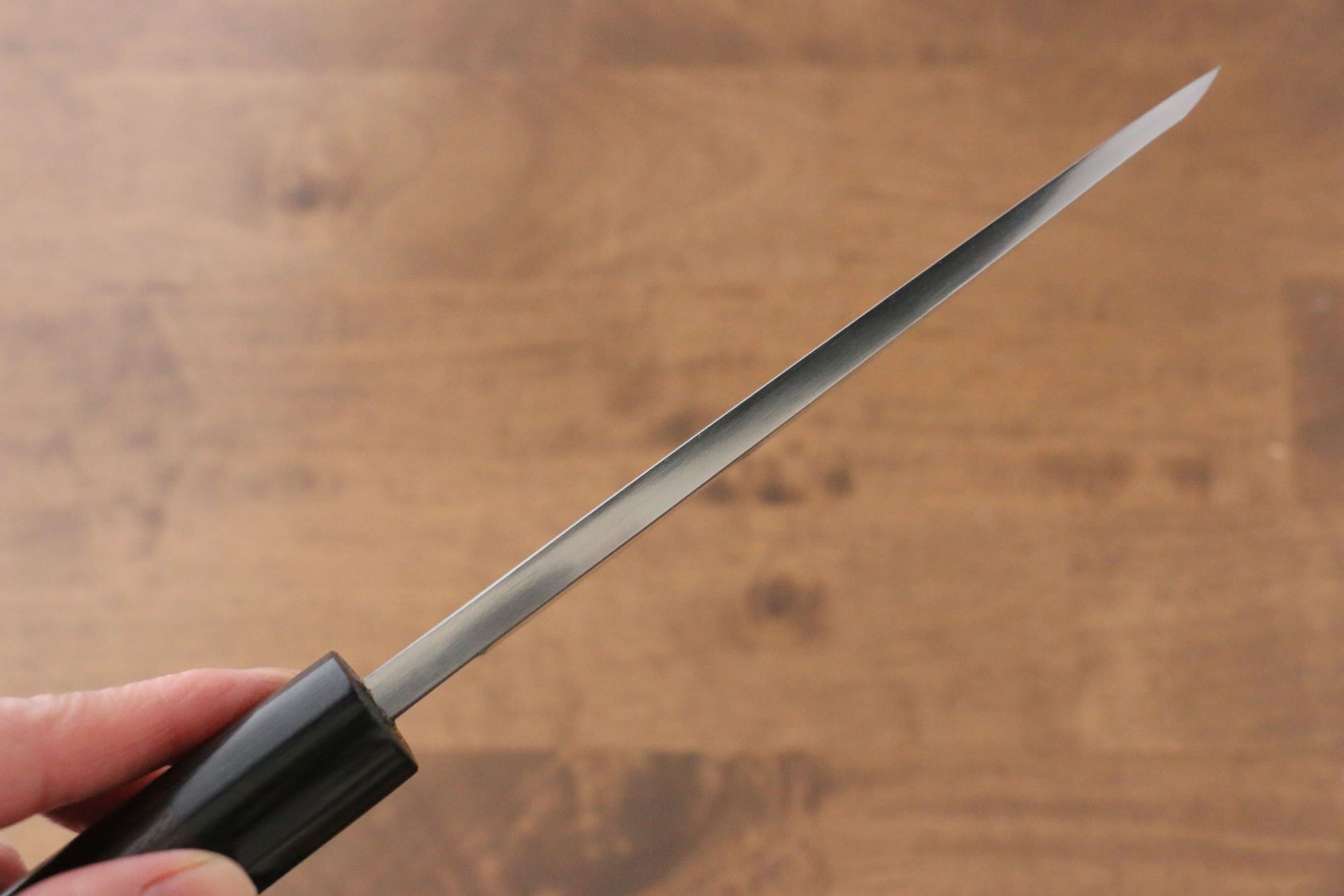 Jikko Silver Steel No.3 Deba Knife 150mm - Premium Japanese Kitchen Knife with Shitan Handle for Sushi, Fish Filleting & Professional Cooking