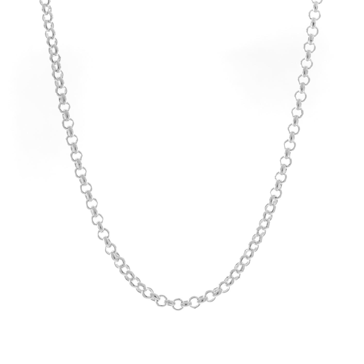Rolo Chain Necklace - Sterling Silver Jewelry for Women - Perfect for Everyday Wear & Special Occasions