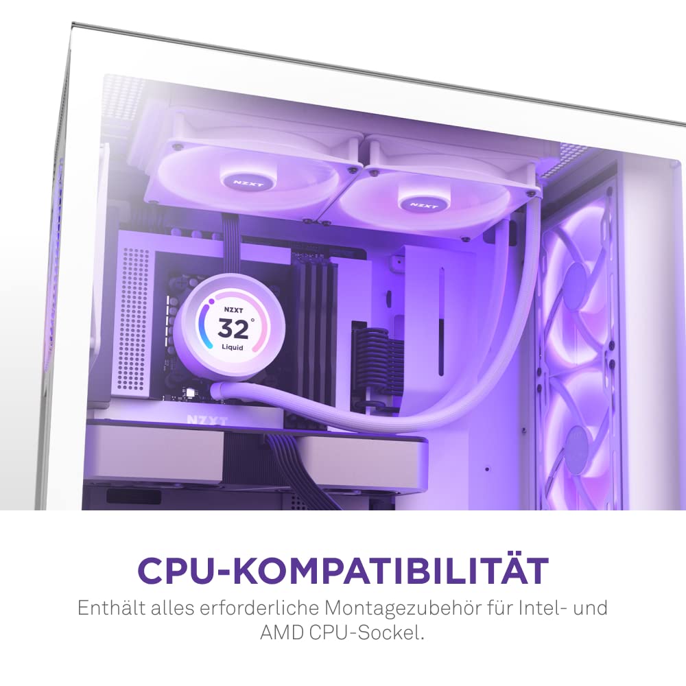 NZXT Kraken Elite 280 RGB AIO Liquid CPU Cooler - 280mm Radiator with 2.36
