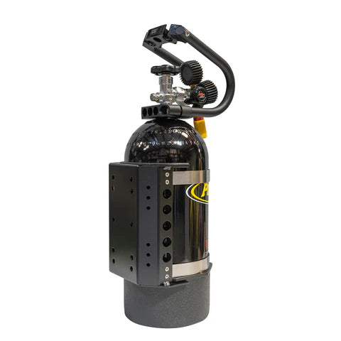 COMP2 CO2 Tank Bracket - Heavy Duty Power Tank Mount for 10-15LB Cylinders - Perfect for Homebrew Kegerators, Aquarium CO2 Systems & Beer Dispensing Setups