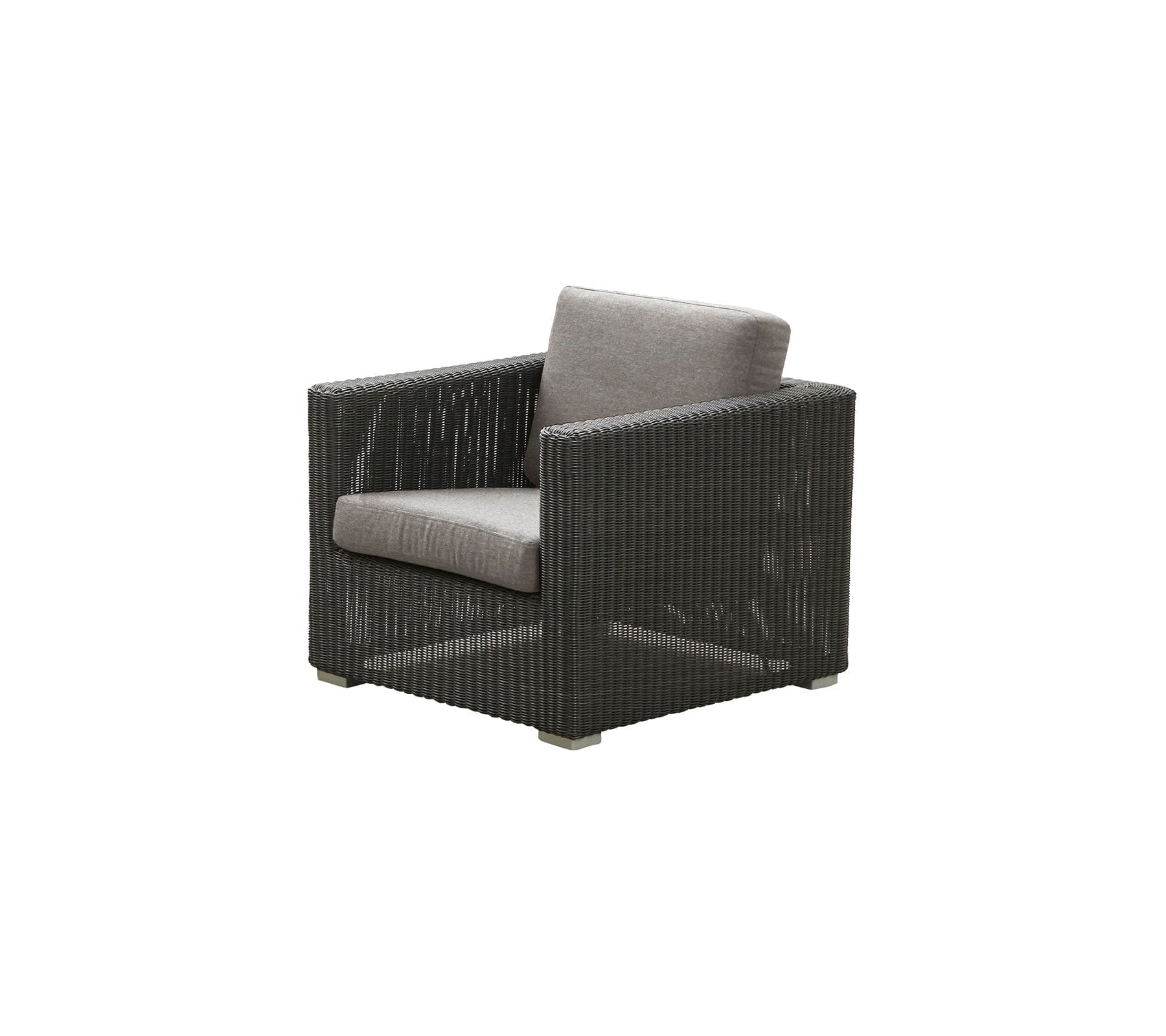 Chester Lounge Weave Coastal Outdoor Chair - Waterproof Wicker Patio Furniture for Poolside, Beach, Garden & Backyard Relaxation