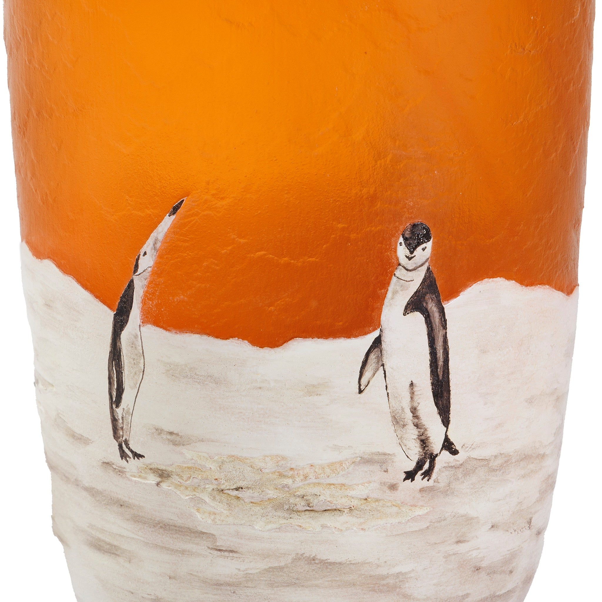 Daum Nancy Glass Winter Scene Vase - Handcrafted French Art Glass Collectible for Home Decor, Gift & Holiday Display