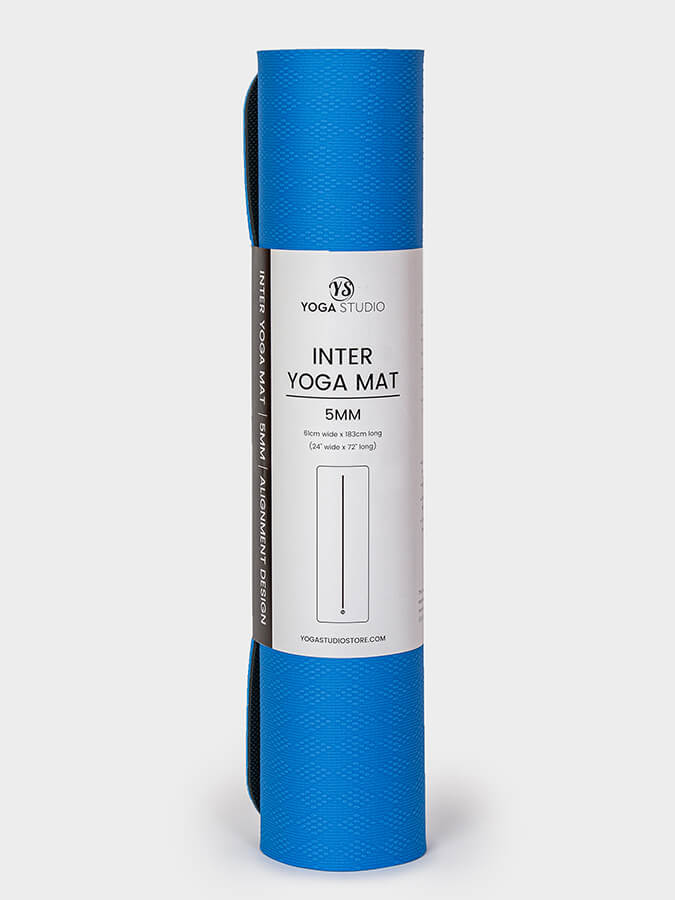 Eco-Friendly 5mm Yoga Mat for Yoga Studio - Non-Slip, Cushioned & Durable - Perfect for Hot Yoga, Pilates & Home Workouts