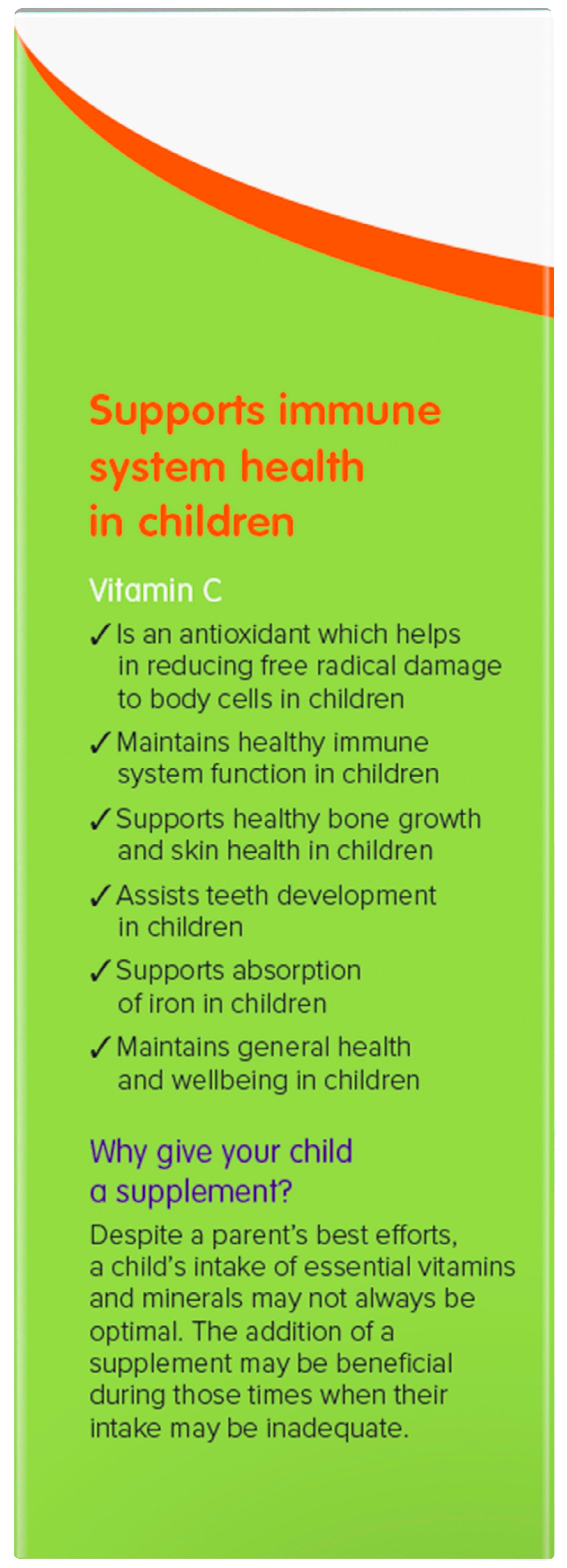 Brauer Baby & Kids Liquid Vitamin C Drops - Immune Support for Infants & Children - Natural Orange Flavor - Easy to Use - Ideal for Daycare, School & Travel - 60ml Bottle