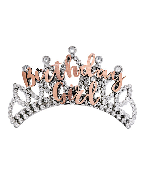 Birthday Girl Tiara - Rose Gold Crown for Women & Girls | Perfect for Birthday Parties, Pageants & Special Events