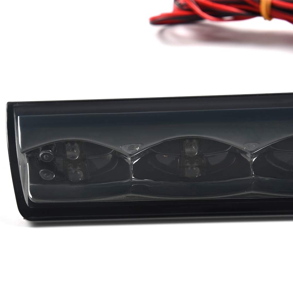 CHEDA 3D LED Brake Lights - Red & Smoky Lens Clear Housing LED Bar Tail Cargo Lamp (AT-LED-36R) | Perfect for Trucks, Trailers & Off-Road Vehicles